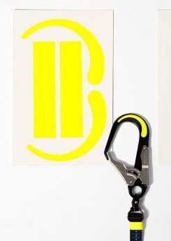 [HARLSO] 墜落制止用器具(安全帯)付属品 蛍光マーキングステッカー フックシール フルハーネスシール ランヤードステッカー ヘッダー付き イエロー オレンジ 高所作業 安全用品 安全帯 ハーネス型安全帯 墜落制止用器具 ハーネス ランヤード用 反射 視認性 現場用 (イェロー)